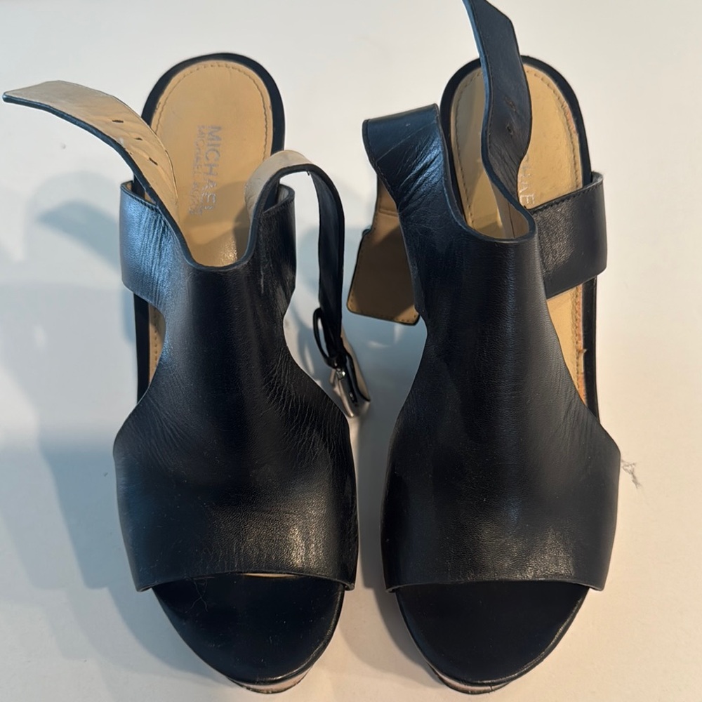 Michael Kors Black Heels Sleek Design
